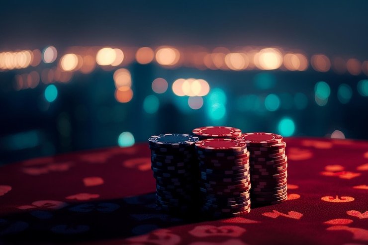 Slot mesin digital dengan tema warna coral pink untuk platform hiburan